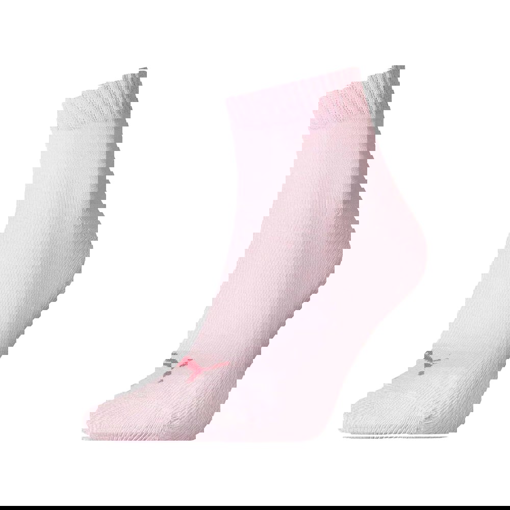 Puma Unisex Adult Quarter Training Ankle Socks (Pack of 3) - Pink