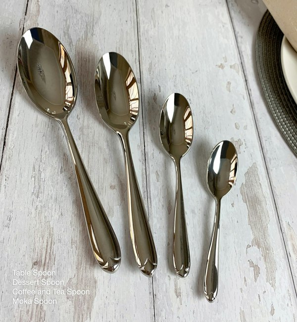 Venezia Dessert Spoon - Set of 6 - Nick Munro