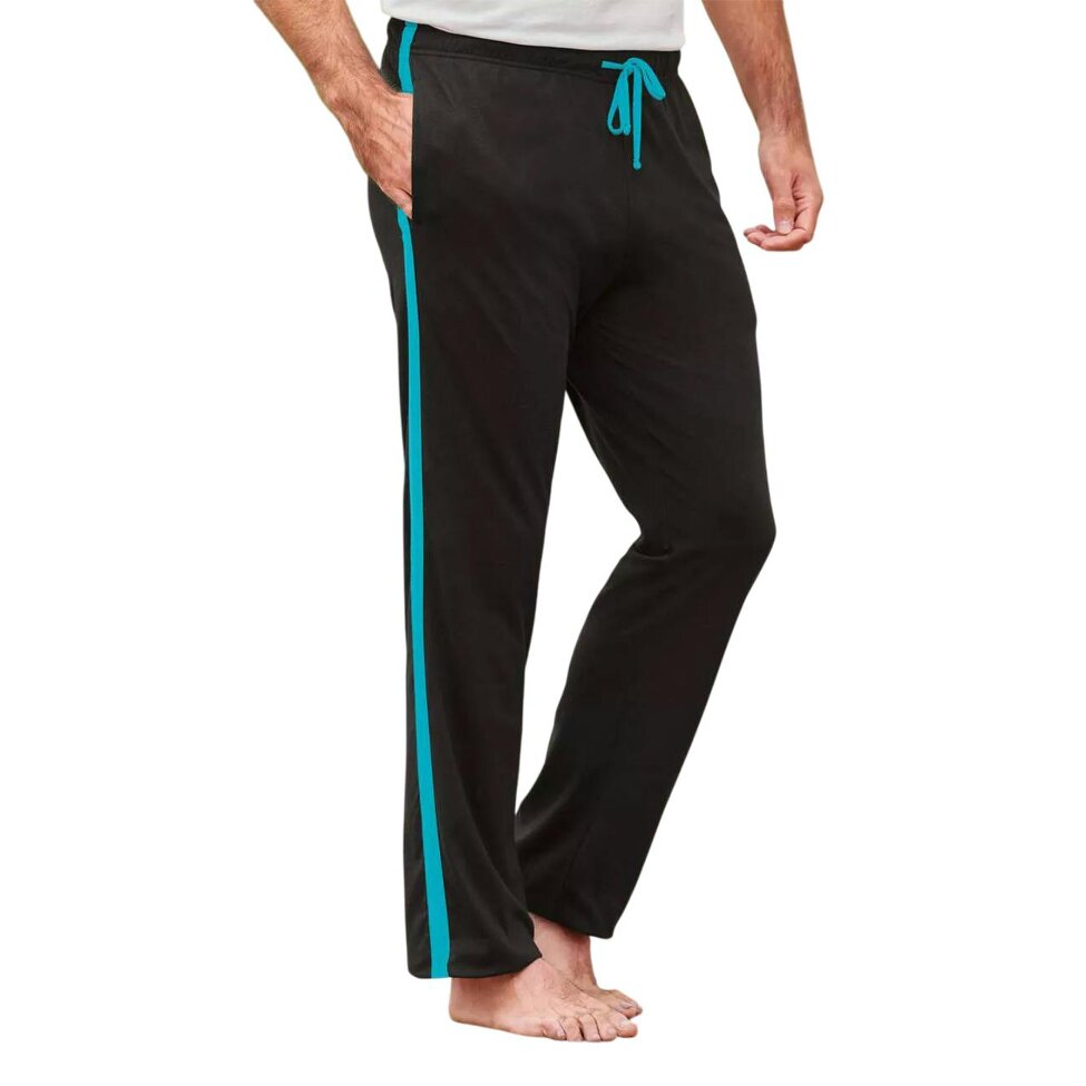 Atlas For Men Mens Elasticated Waist Trousers - Black