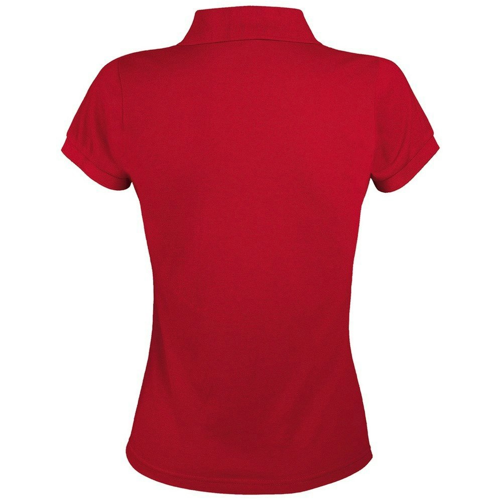 SOLs Womens/Ladies Prime Pique Polo Shirt - Red