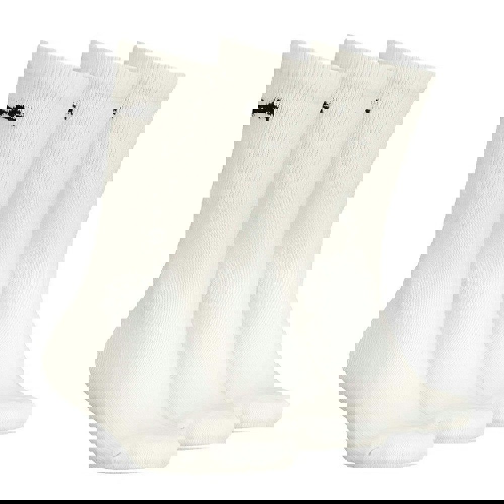 Puma Childrens/Kids Logo Crew Socks (Pack Of 3) - White