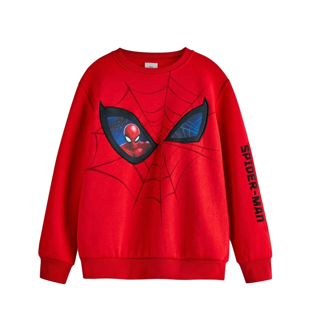 Spider-Man Childrens/Kids Web Sweatshirt - Red