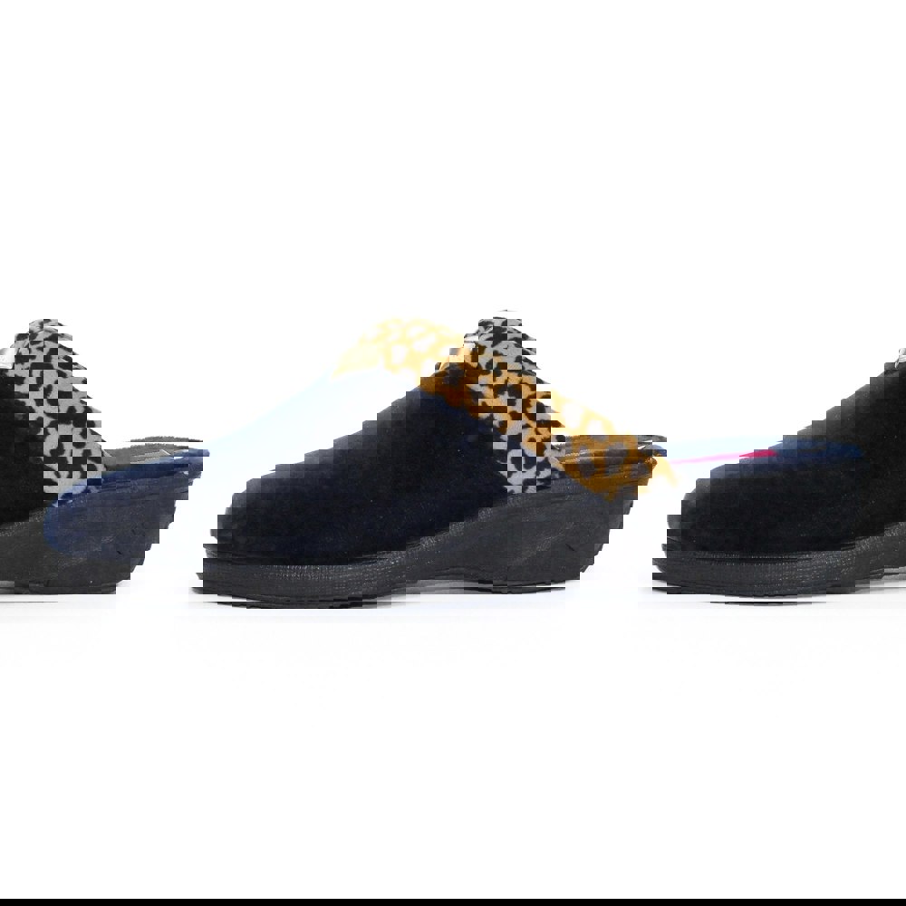 Lunar Womens/Ladies Michelle Slippers - Navy