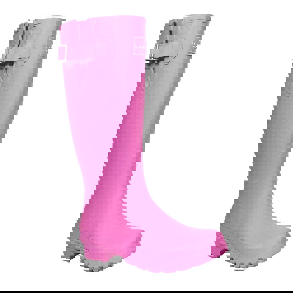 Lunar Women's Largo Rubber Wellington Boots - Pink