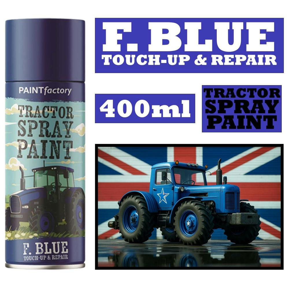 Paint Factory 1X - Tractor Spray Paint Ford Blue 400ml