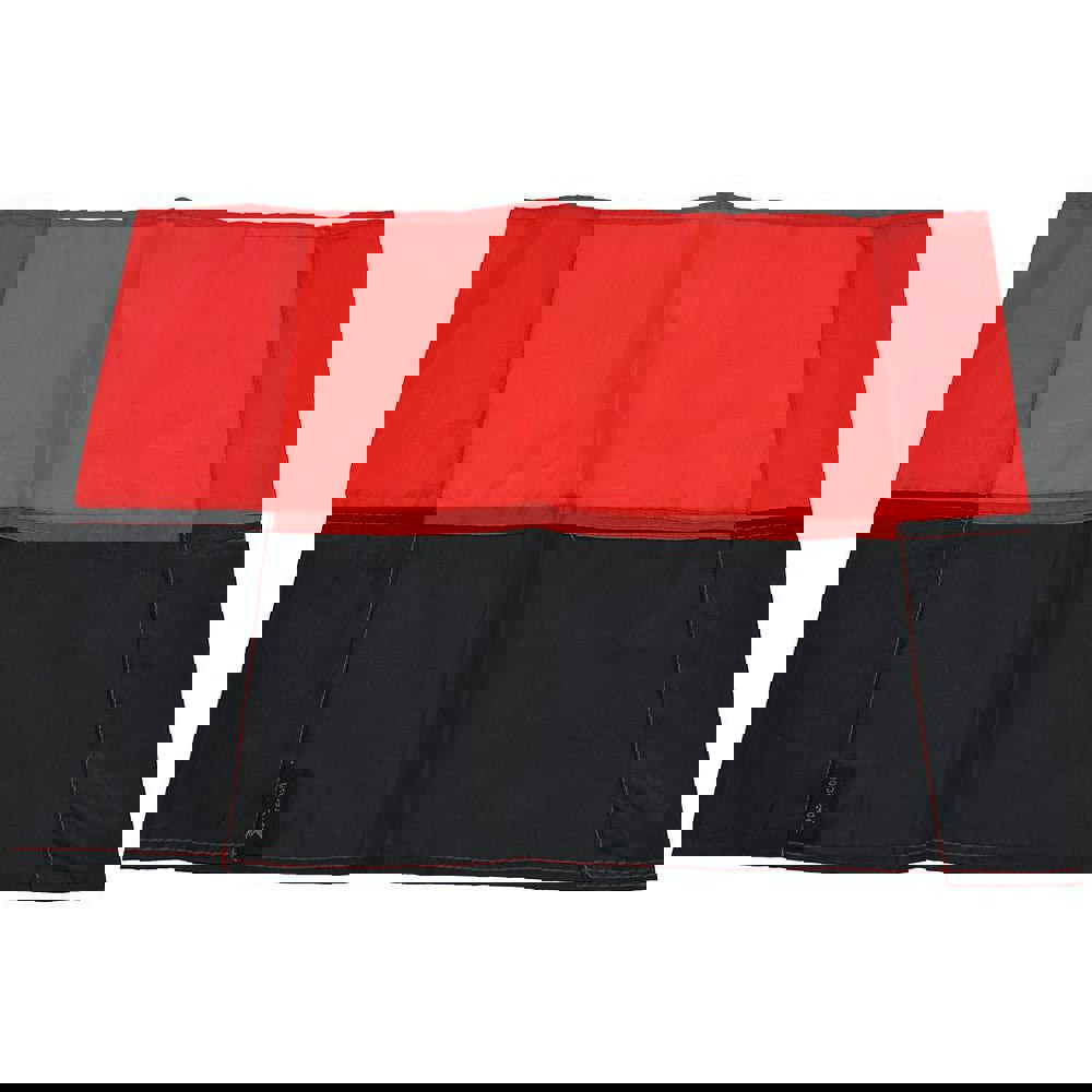 Single All Weather Football Corner Flag - RED & BLACK - Outdoor Polyester