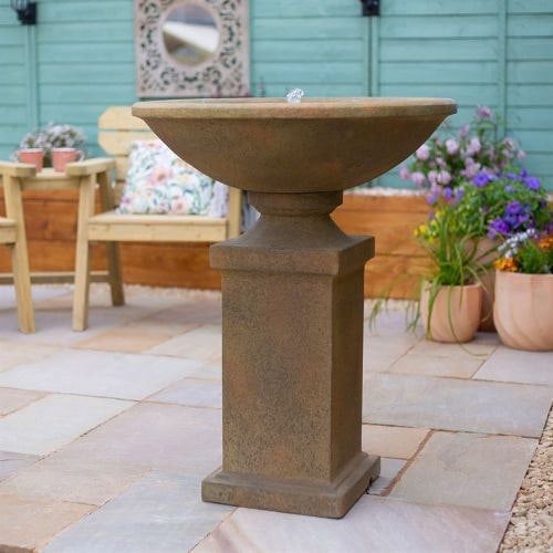 Tranquillity Water Features Kelkay Roman Pedestal Traditional Water Feature