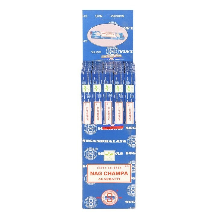 Serano 25 Packs of 10g Nag Champa Natural Incense by Satya