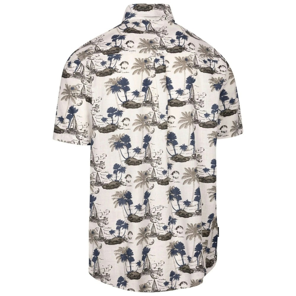 Trespass Mens Frantom Woven Casual Shirt - Off White