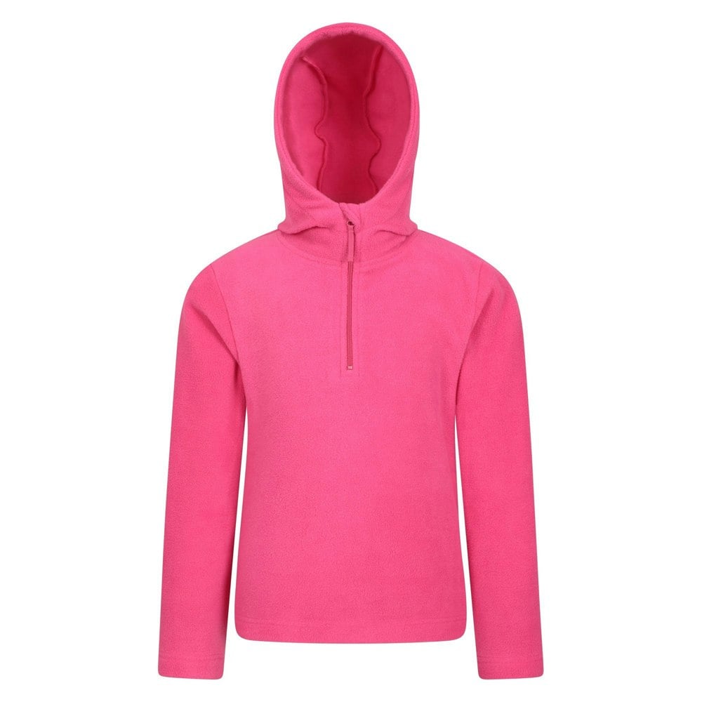 Mountain Warehouse Kids Camber II Fleece Hoodie - Dark Pink