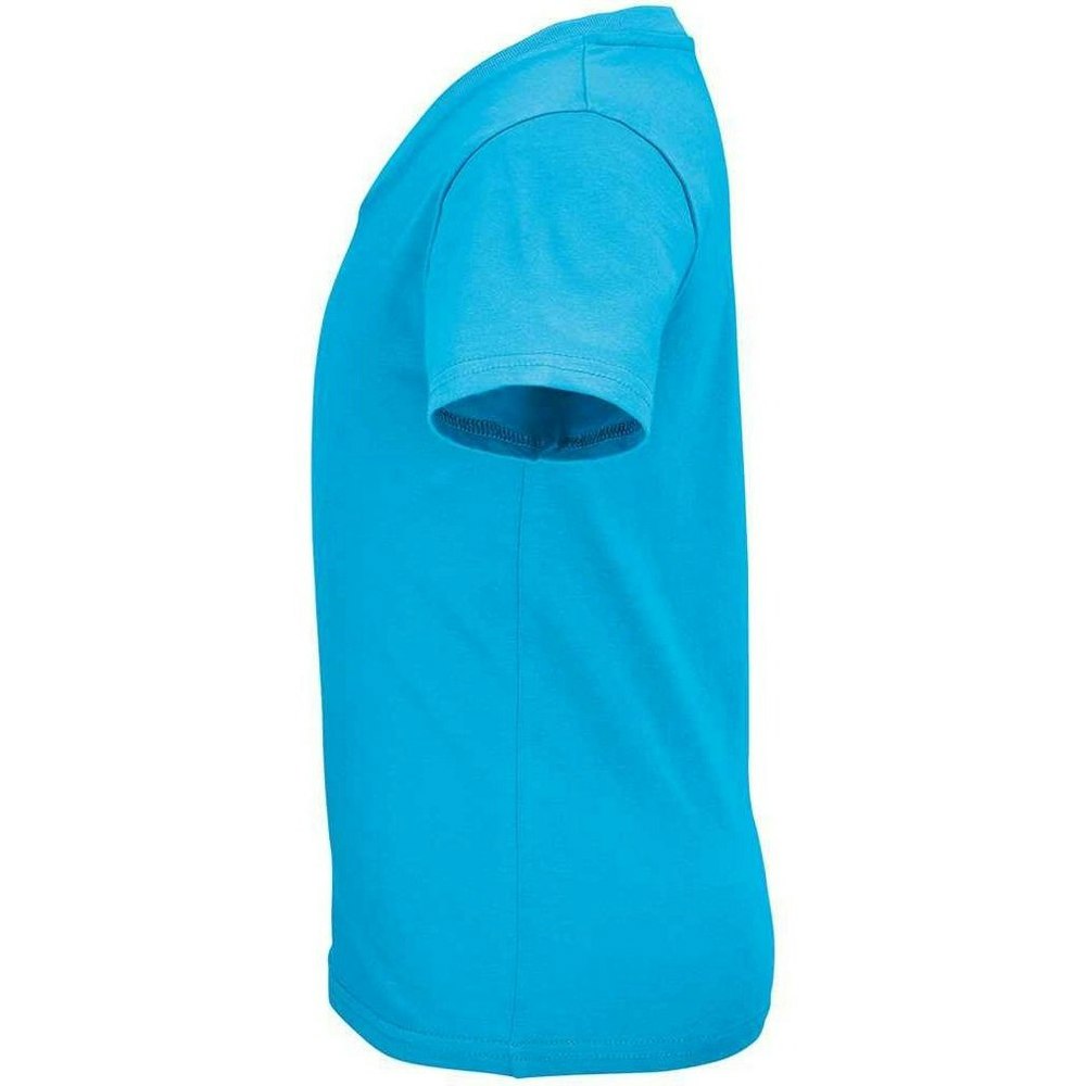SOLS Childrens/Kids Crusader Organic T-Shirt - Aqua Blue