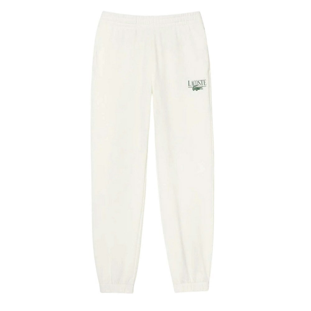 Lacoste Womens/Ladies Straight Leg Jogging Bottoms - Cream