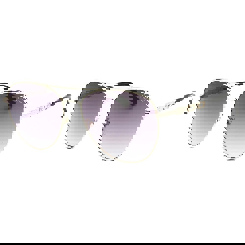 Guess Gradient Smoke Lensed Gold Sunglasses