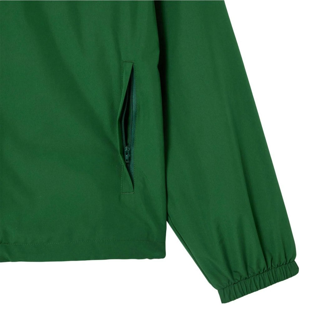 Lacoste Mens Sportsuit Detachable Hood Jacket - Green