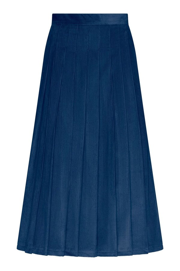 Bo Carter Dagfari Organic Corduroy Skirt - Blue