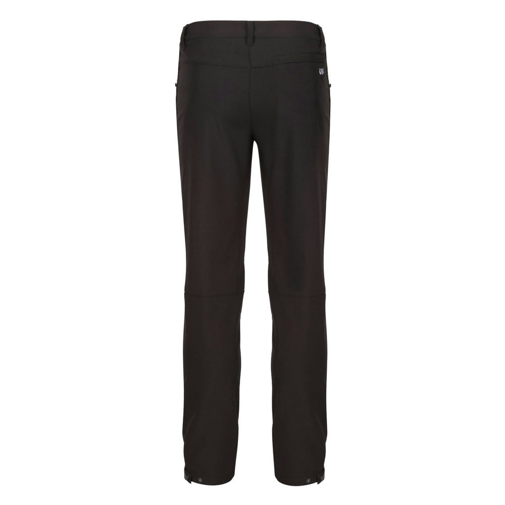 Regatta Great Outdoors Mens Adventure Tech Geo II Wind Resistant Short Leg Softshell Trousers - Black