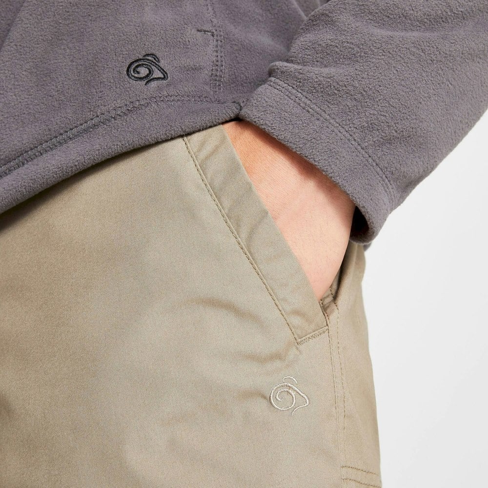 Craghoppers Mens Expert Kiwi Tailored Trousers - Pebble