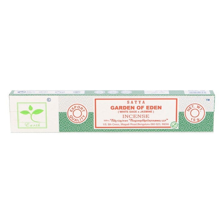 Serano 6 Packs of Garden of Eden Earth Incense by Satya