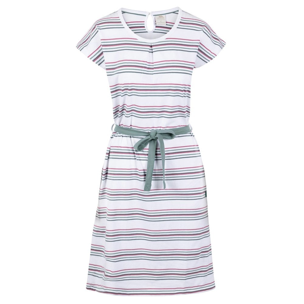 Trespass Womens/Ladies Lidia Round Neck Cotton Dress - Multicoloured Stripe