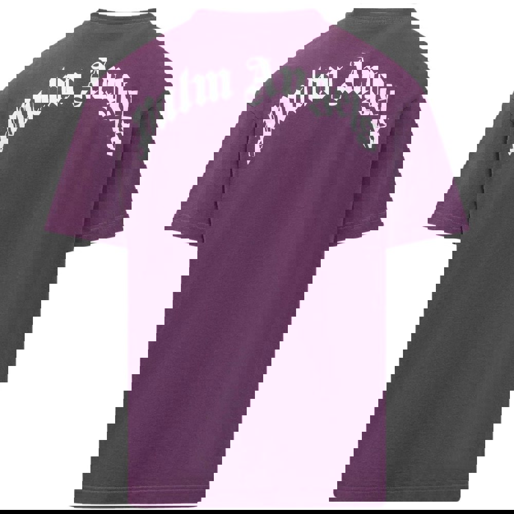 Palm Angels Kill The Bear Logo Purple T-Shirt XS