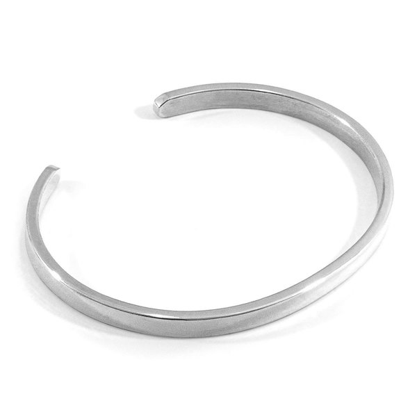 Anchor & Crew Reynolds Element Midi Geometric Silver Bangle