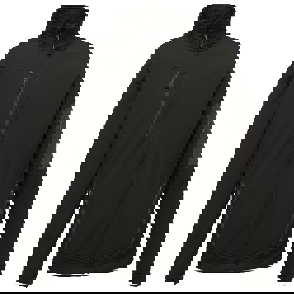 Regatta Professional Mens 3 Layer Membrane Soft Shell Jacket - Black/Seal Grey