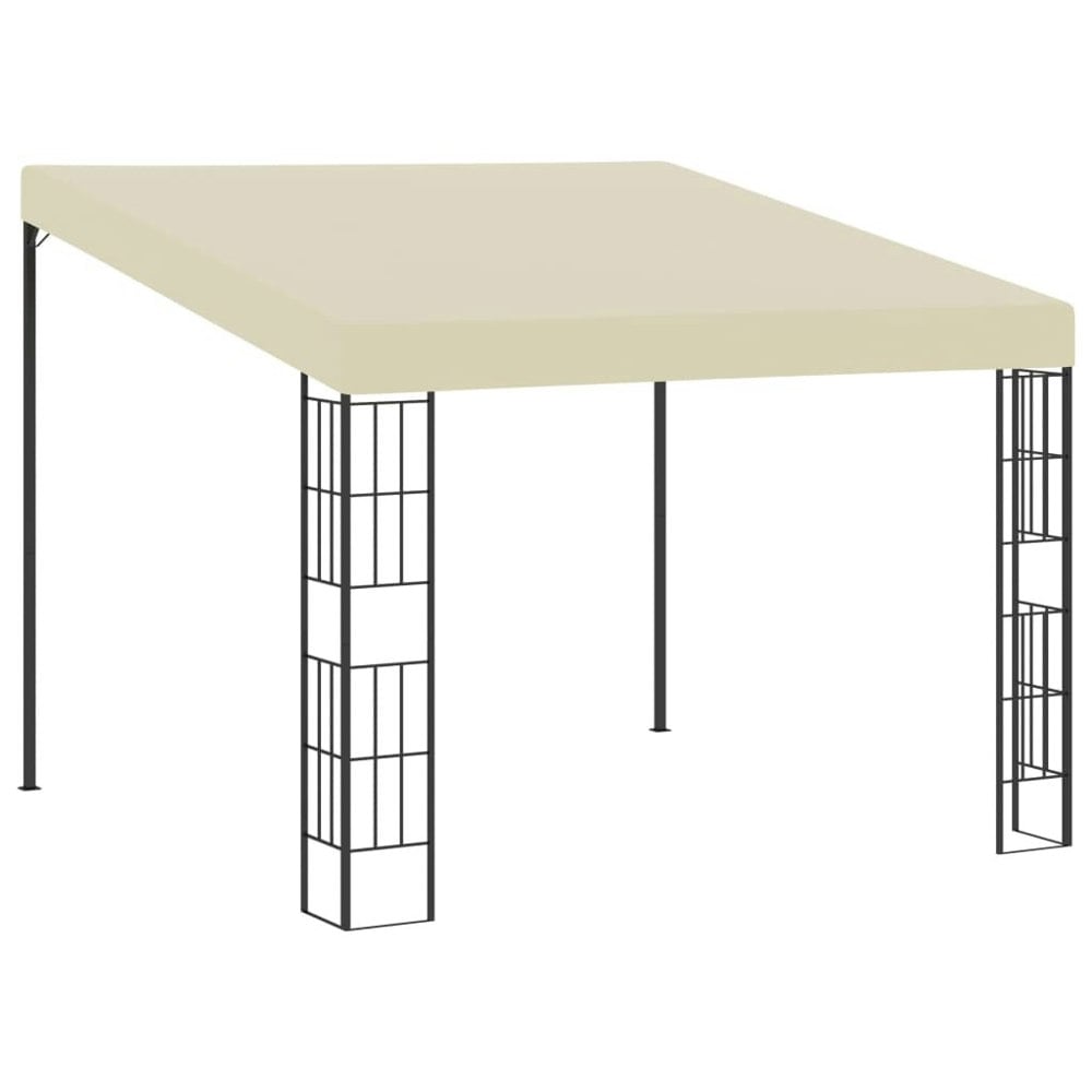 Berkfield Wall-mounted Gazebo 3x3 m Cream Fabric