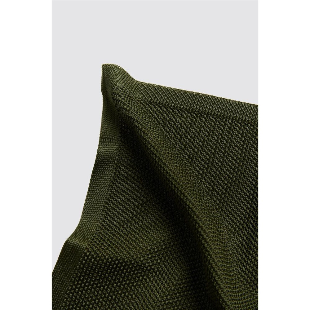 Antique Rogue Khaki Knitted Pocket Square