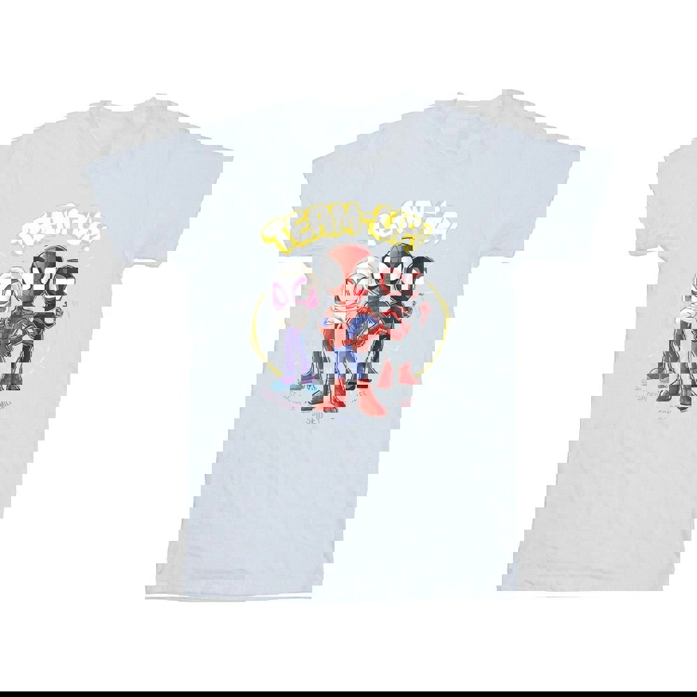 Marvel Boys Spidey And His Amazing Friends Sketch T-Shirt - White