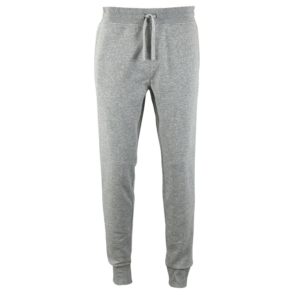 SOLS Mens Jake Slim Fit Jogging Bottoms - Grey Marl - Grey Marl - 50% Cotton/50% Polyester