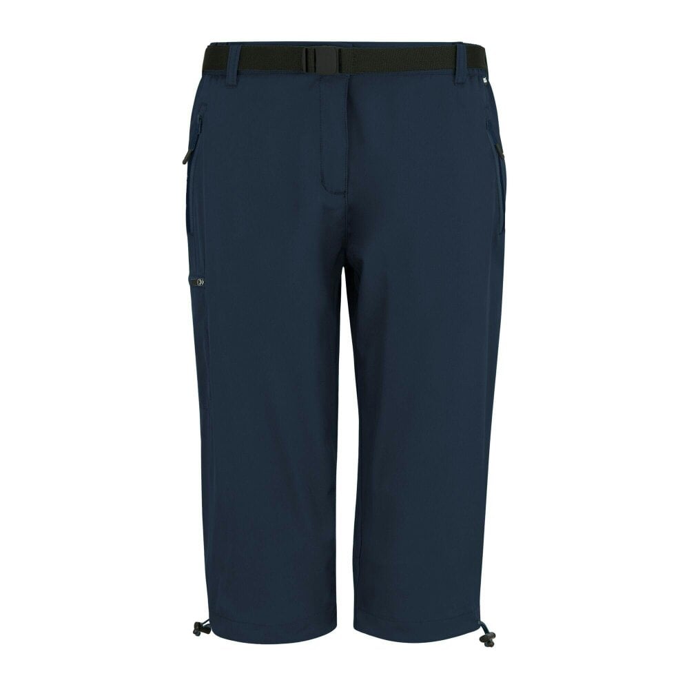 Regatta Womens Xert Stretch Capri Trousers - Navy - Navy - 96% Recycled Polyester/4% Elastane