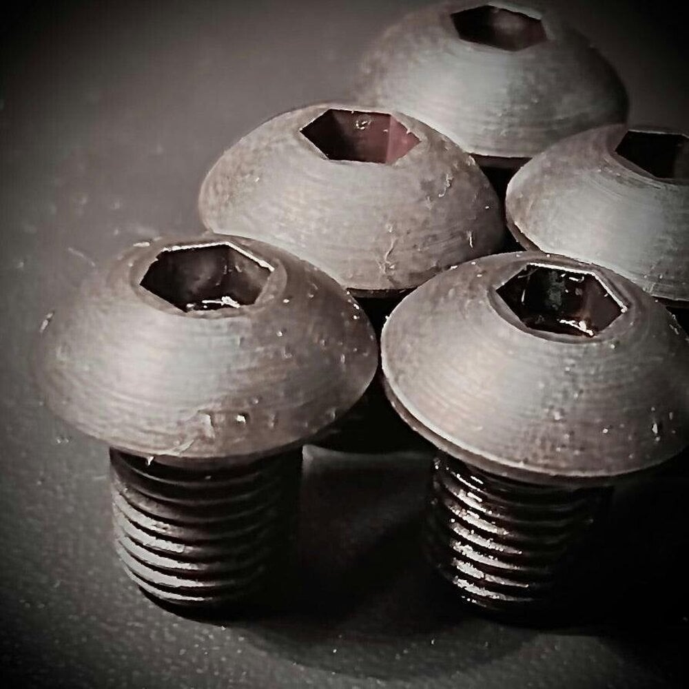 Fixaball UNF 10/32 Socket Screw Button High Tensile 10.9 Self-Colour