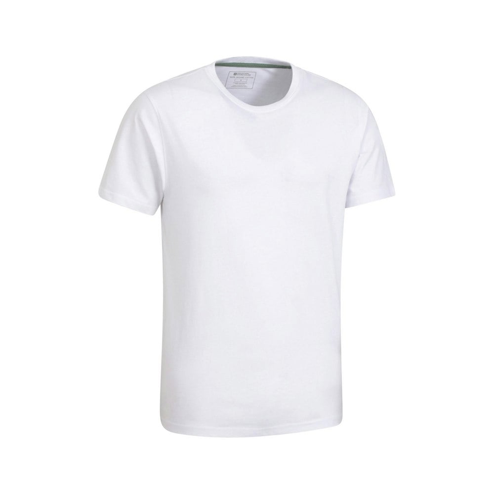 Mountain Warehouse Mens Flint Crew Neck T-Shirt - White