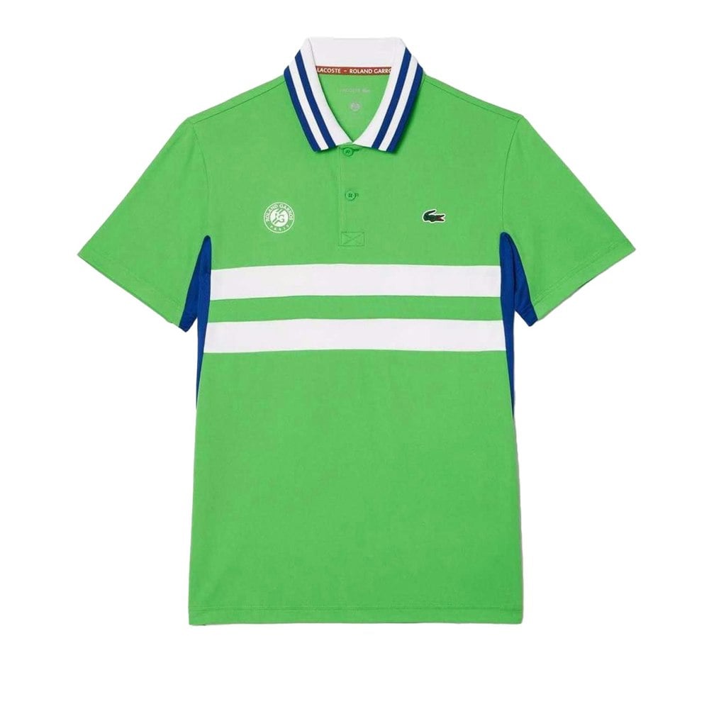 Lacoste Mens Roland Garro Edition Polo Shirt - Green
