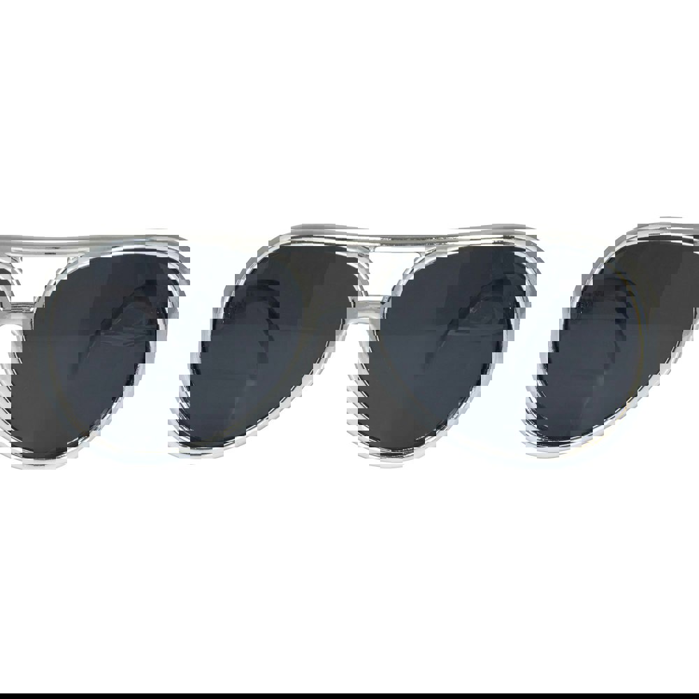 Bristol Novelty Unisex Adults Rock Star Sunglasses - Silver