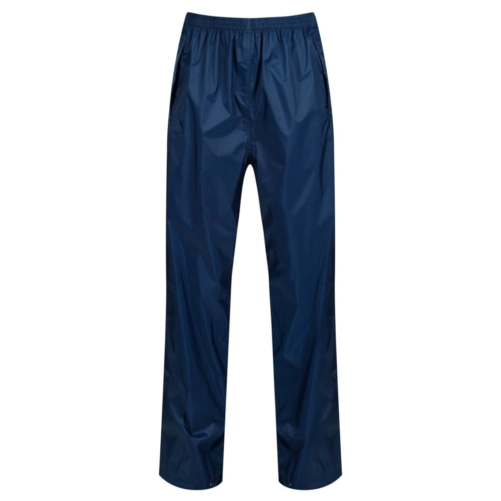 Regatta Professional Womens/Ladies Packaway Rain Trousers - Navy
