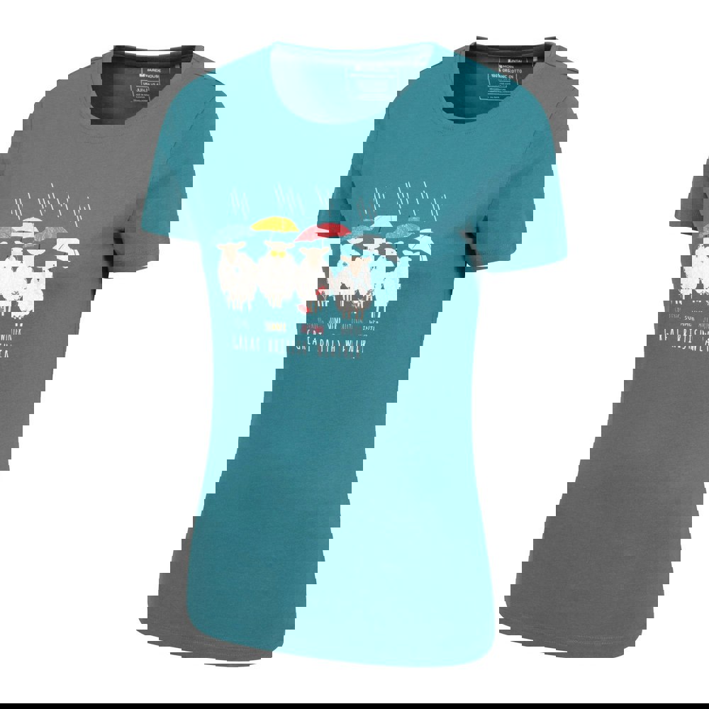 Mountain Warehouse Womens/Ladies Great British Weather T-Shirt - Teal