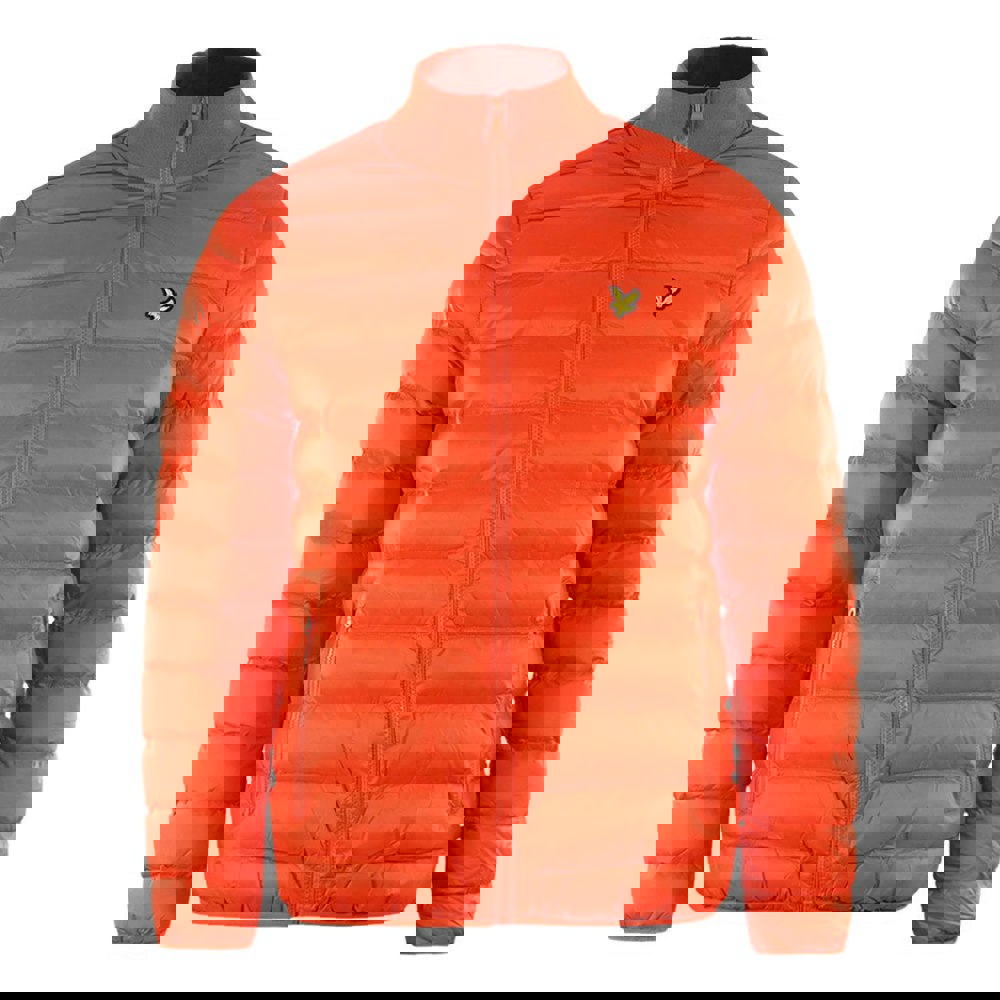 Lyle & Scott Packable Puffer Jacket - Burnt Orange