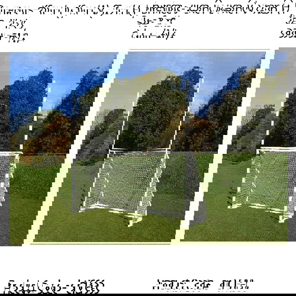 12 x 6 Feet GAA Match Approved Goal Posts & Net - All Weather Outdoor Rated