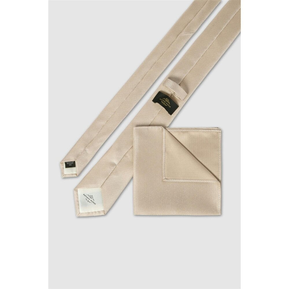 Antique Rogue Ecru Textured Tie