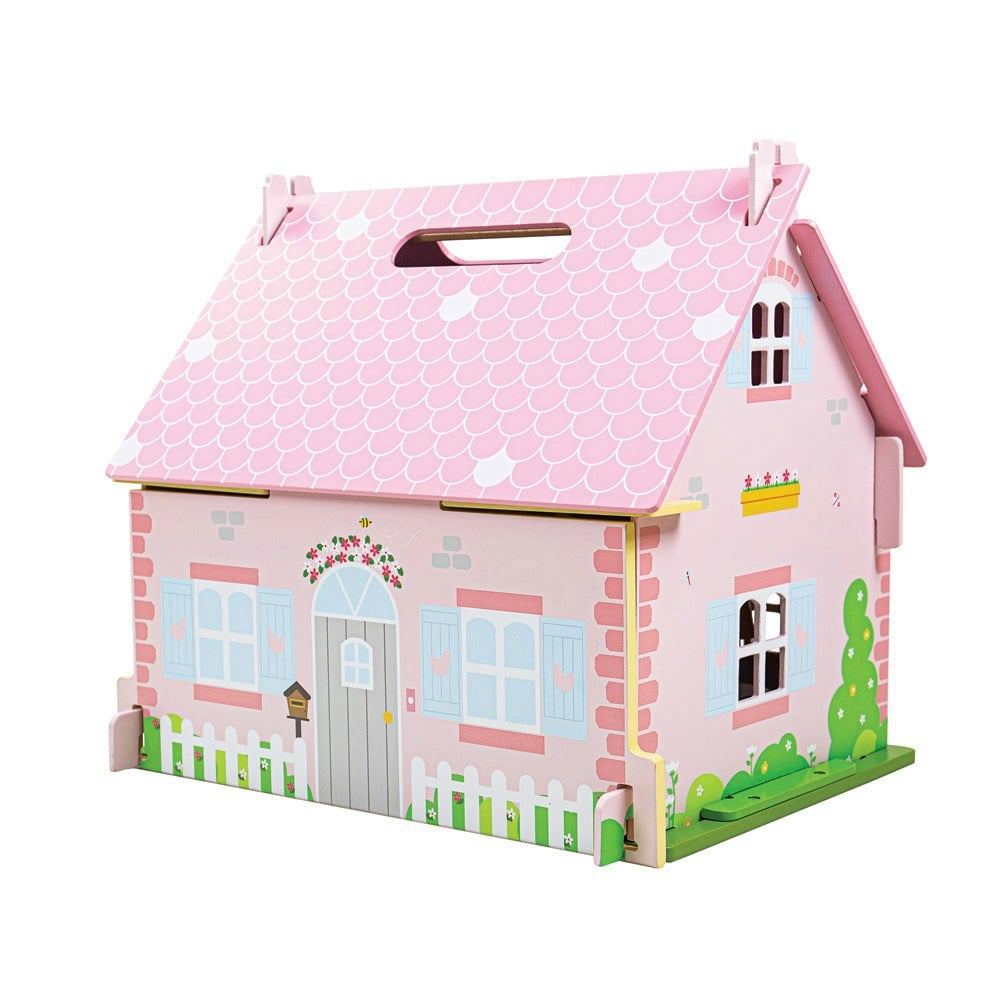 Bigjigs Toys 'Blossom' Cottage Wooden Dolls House | Rackhams