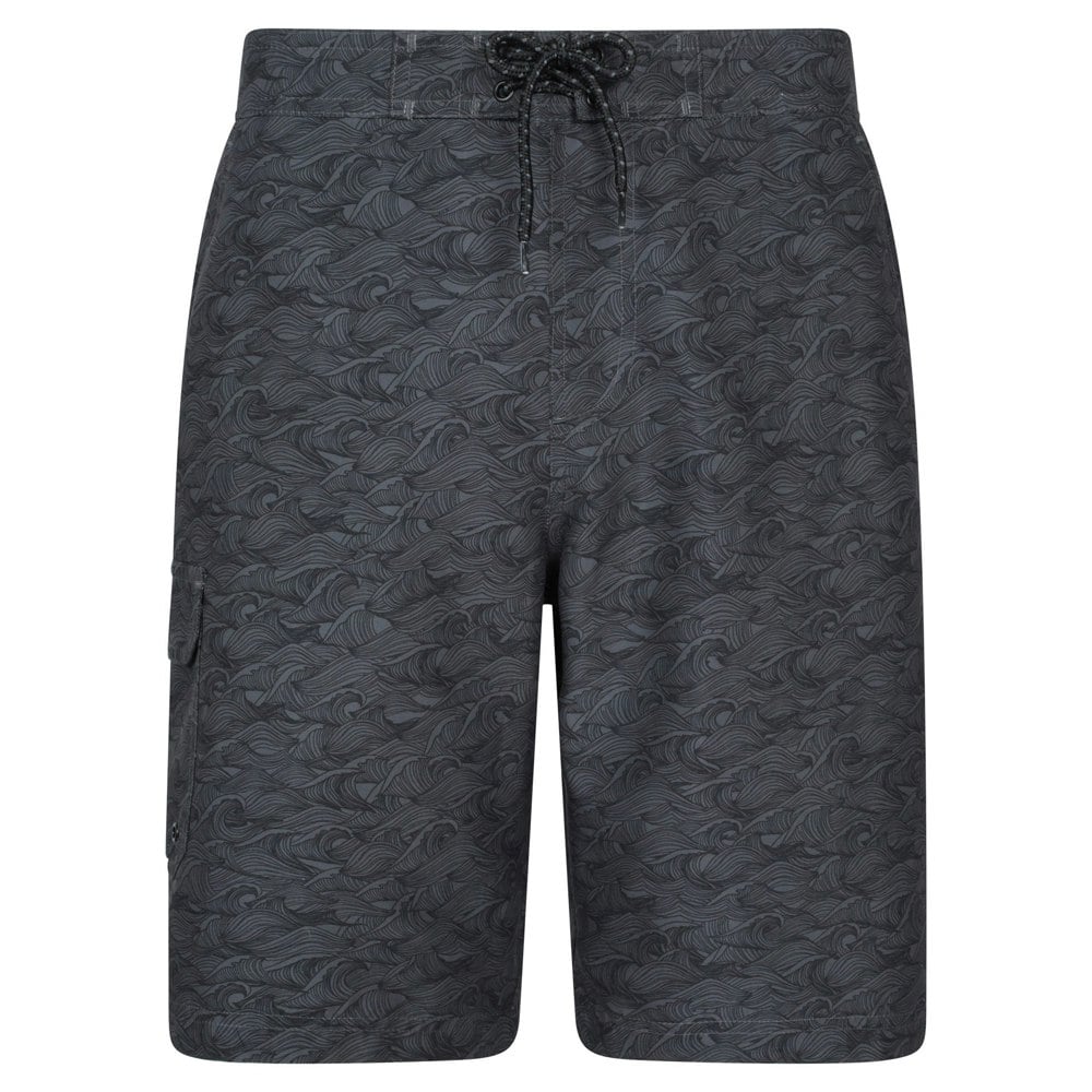 Mountain Warehouse Mens Ocean Wave Boardshorts - Dark Grey