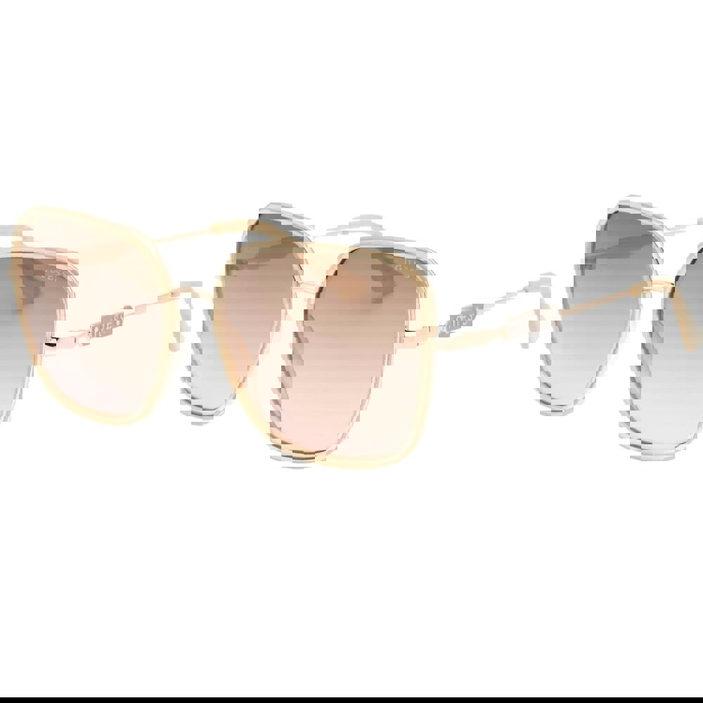 Guess Gradient Brown Lens Rose Gold Sunglasses One Size