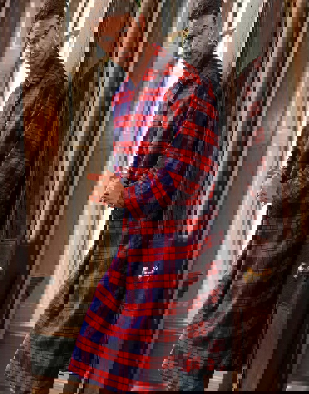 British Boxers Men's Brushed Cotton Nightshirt – Dumbarton Tartan