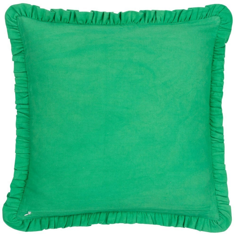 Furn Frill Clamshell Cushion Cover - Green