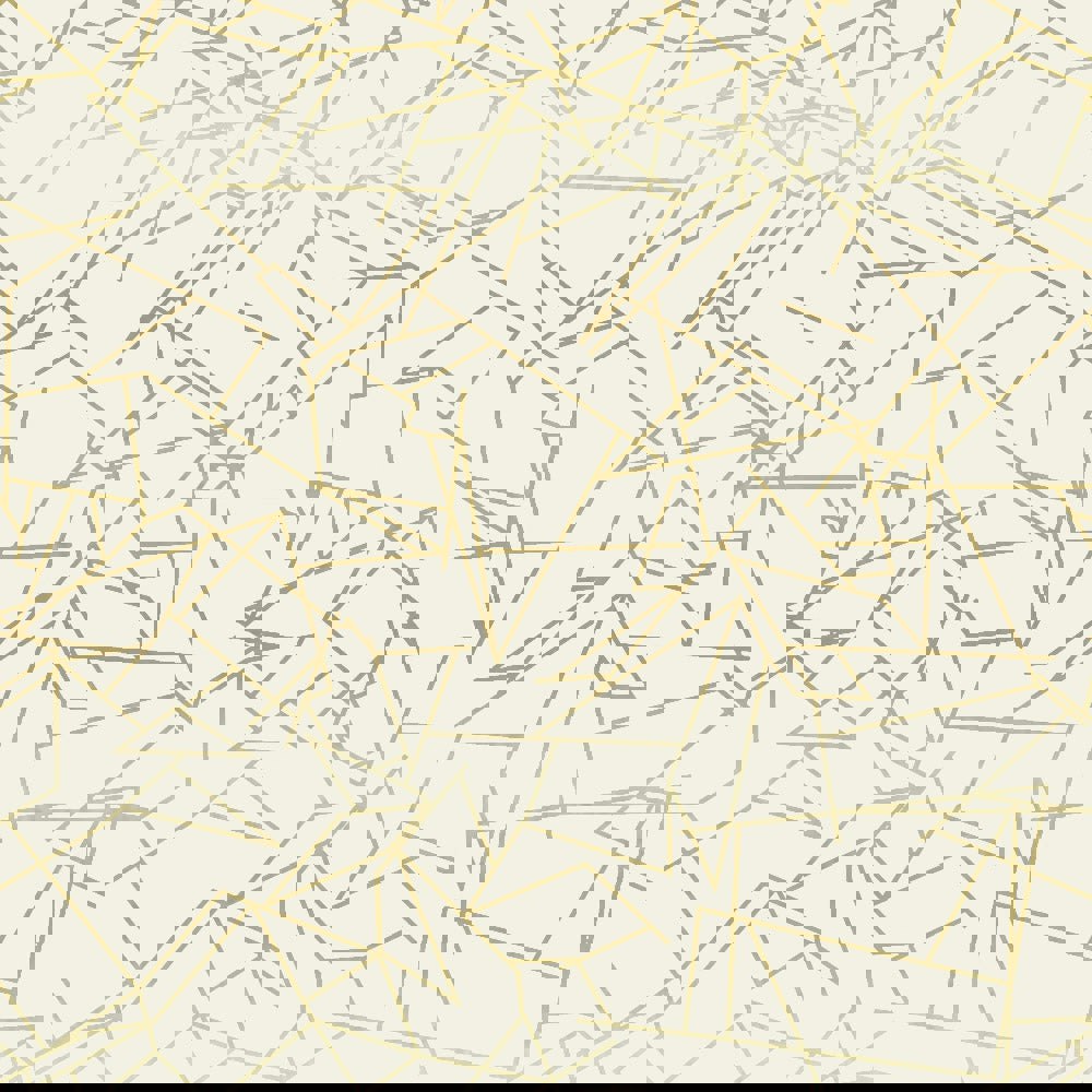 Angles cream/ gold wallpaper