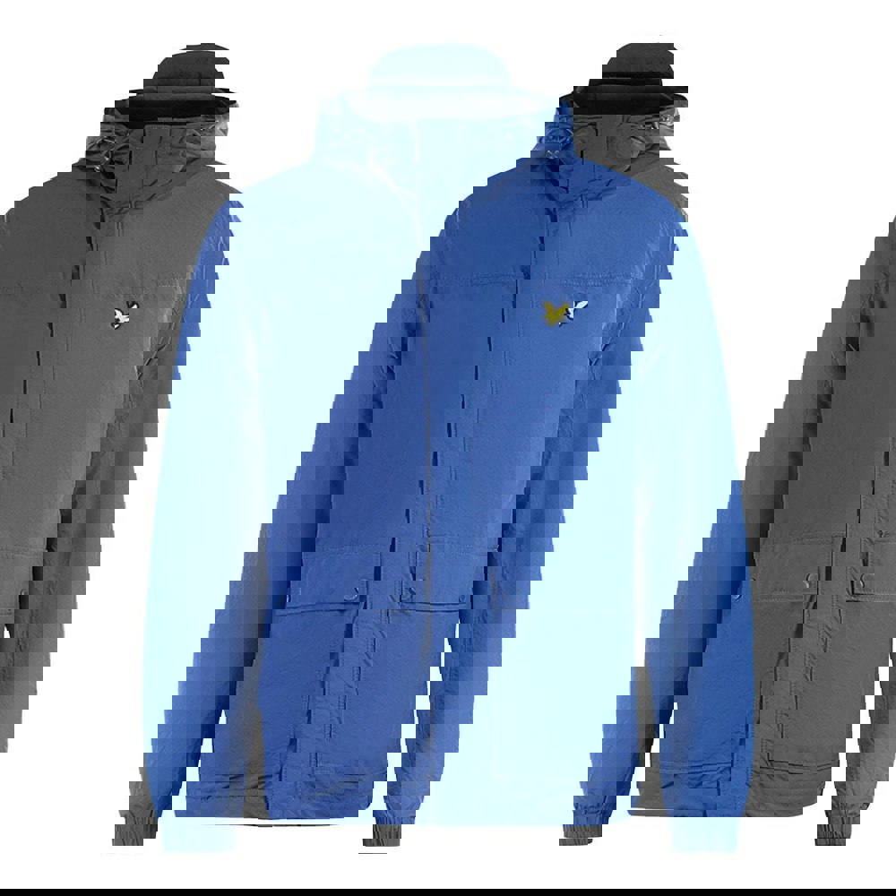 Lyle & Scott Hooded Pocket Jacket - Blue