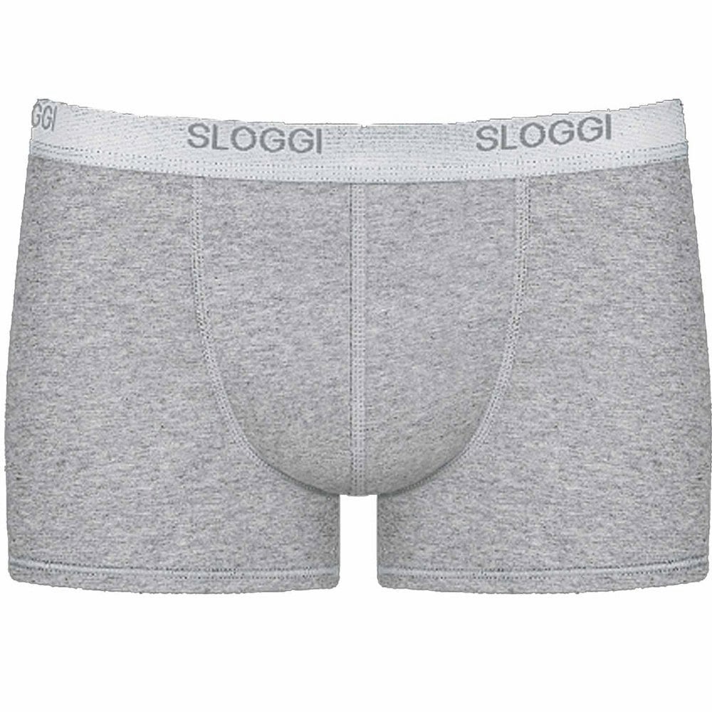 Sloggi Basic Short Boxer Trunk, Grey Melange