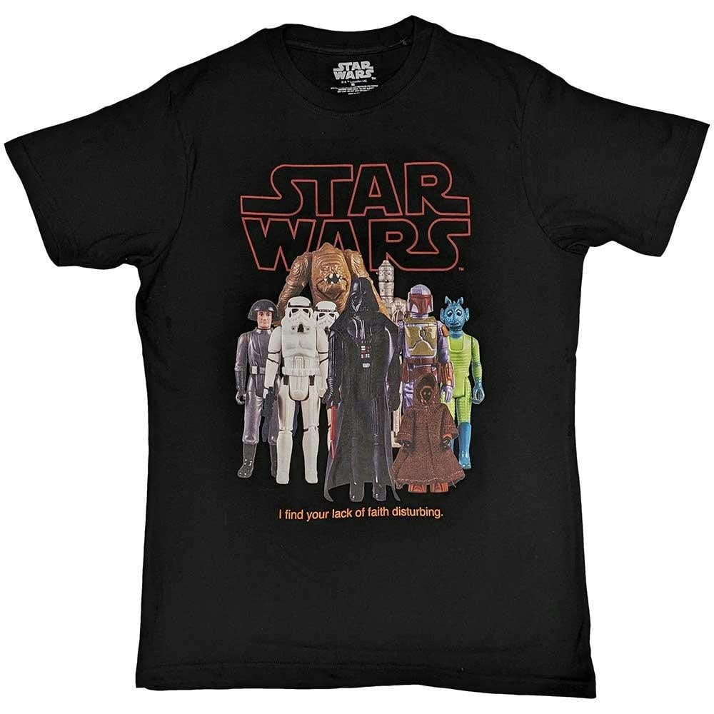Star Wars Unisex Adult Empire Figures T-Shirt - Black