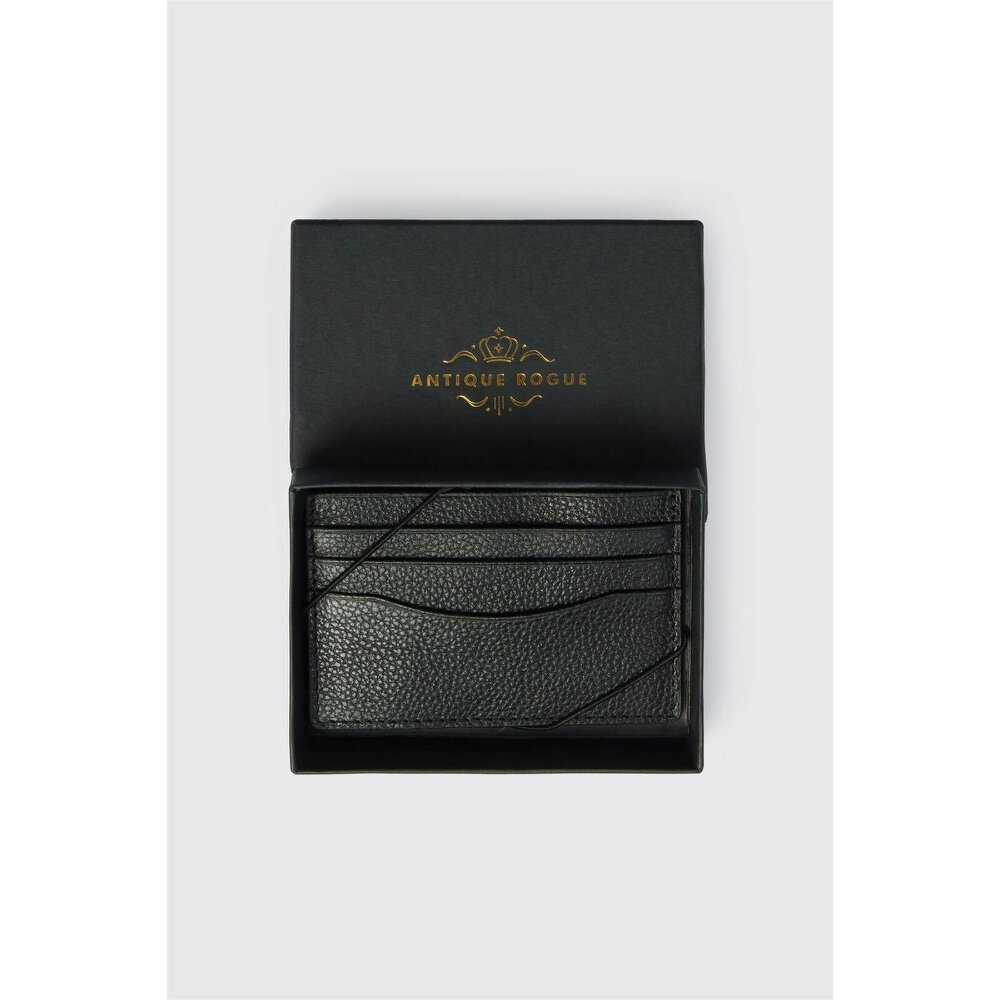 Antique Rogue Leather Card Holder